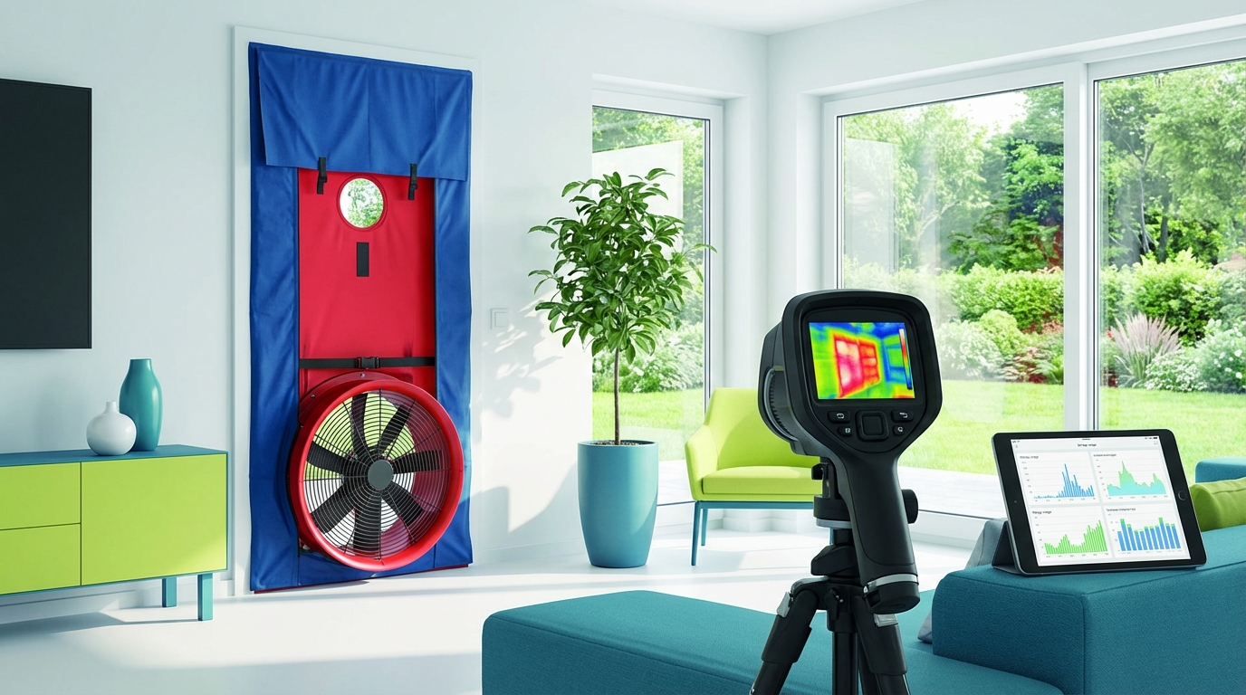 Blower Door Test Home Energy