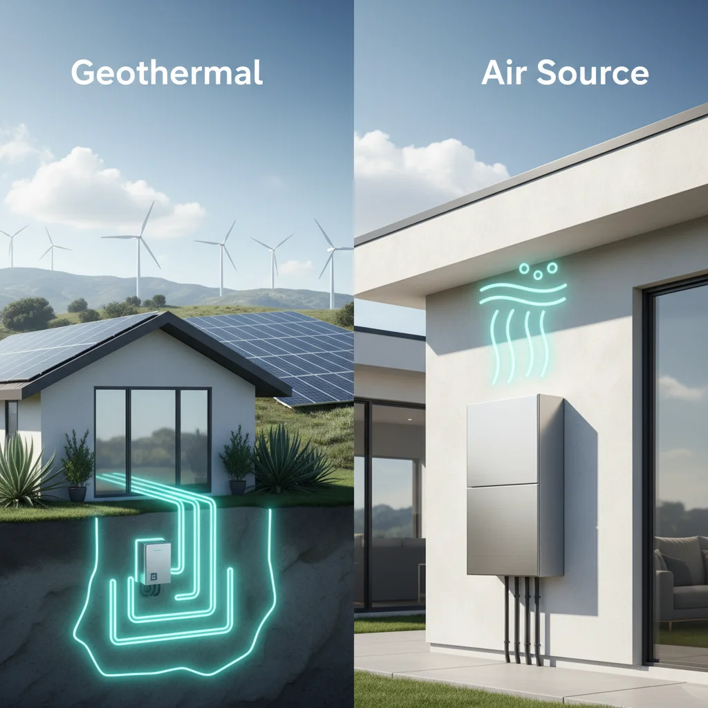 Geothermal Vs Air Source Heat Pump California