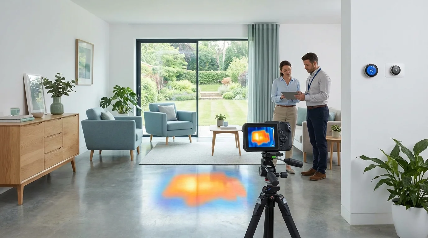 Radiant Floor Heating Energy Audit