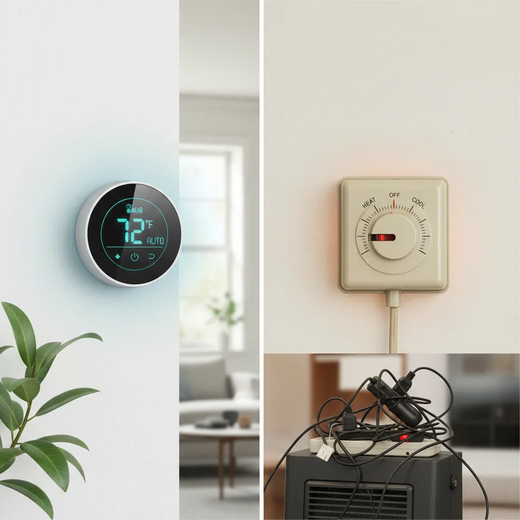 Smart Thermostat Vs Manual Thermosting Energy Savings