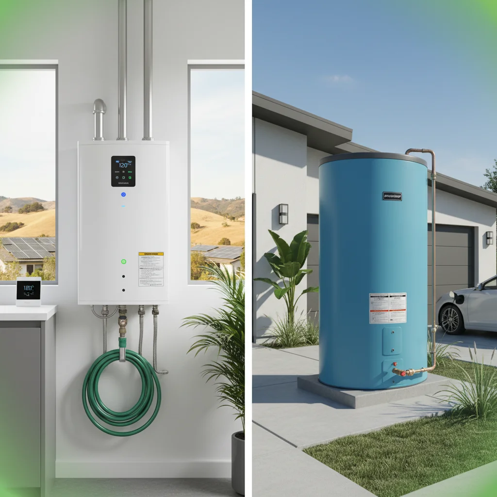 Tankless Vs Tank Water Heater California