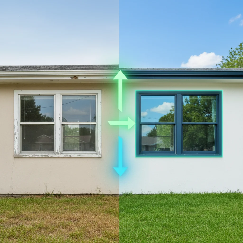Window Replacement Before And After Energy Savings